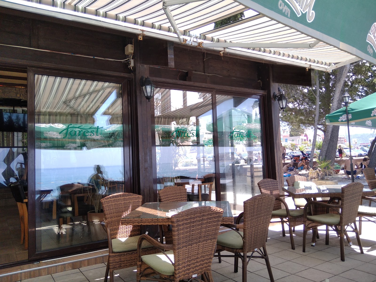 Forest cafe with stunning sea views in Bar, Montenegro